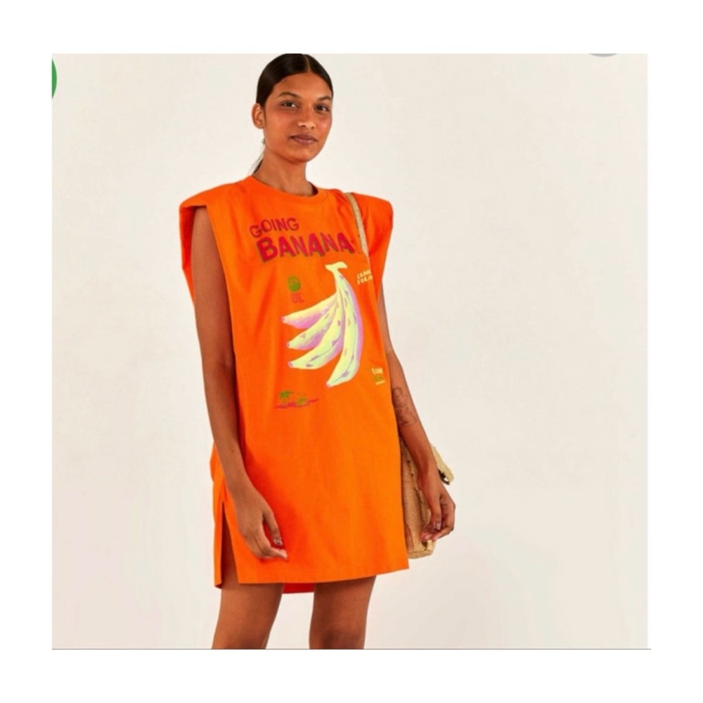 Farm Rio Going Bananas Dress